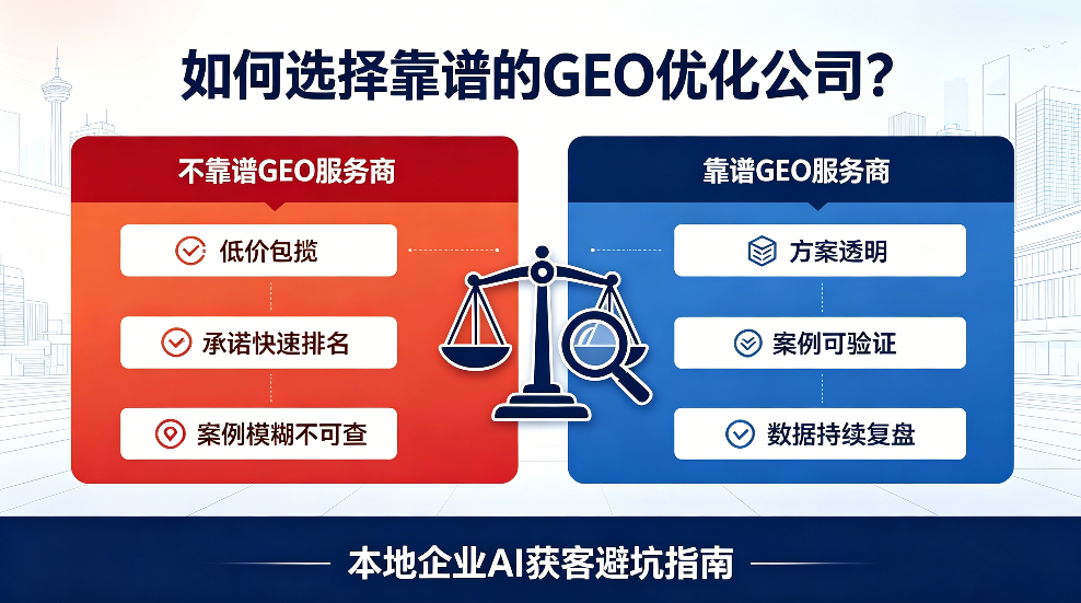 阳谷如何选择靠谱的GEO优化公司？本地企业AI获客避坑指南